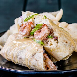 Honey Walnut Shrimp Wrap 