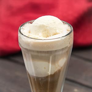 Golden Horseshoe Ice Cream Float