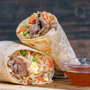 Moo Shu Pork Burrito