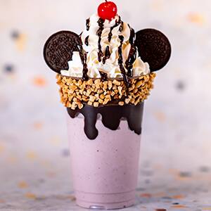 Strawberry-Banana Split Shake