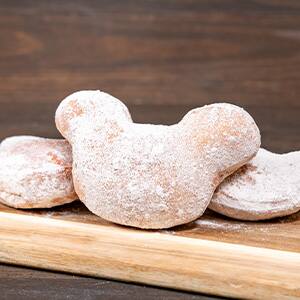 Chocolate Hazelnut-flavored Mickey-shaped Beignets - 3 pack