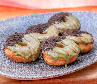 Green Tea Donuts