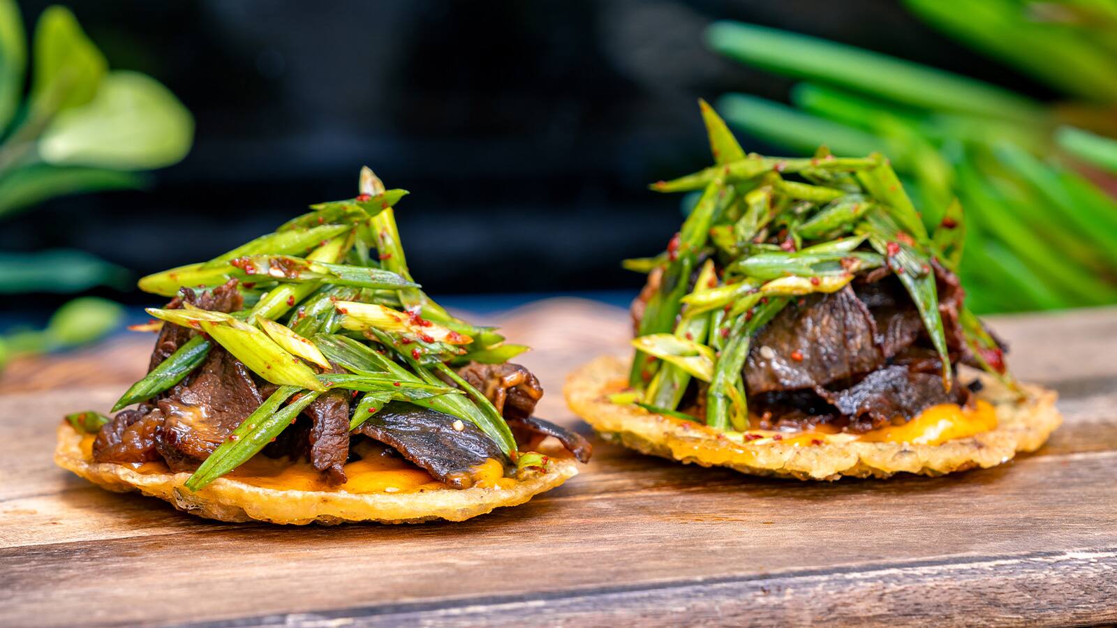 Scallion Pancake Tostada