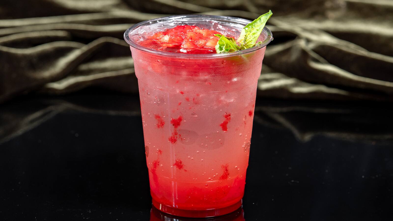 Sparkling Strawberry-Basil Lemonade