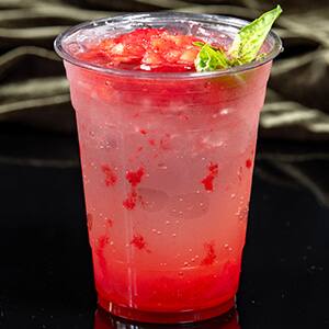 Sparkling Strawberry-Basil Lemonade