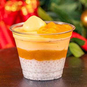 Mango and Coconut Sago Parfait 