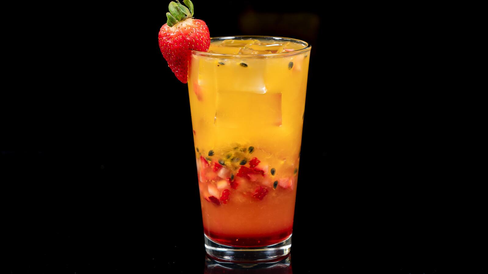 Strawberry-Passion Fruit Lemonade