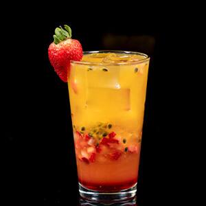 Strawberry-Passion Fruit Lemonade