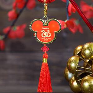 Lunar New Year Mickey Shaped Light-Up Straw Clip 