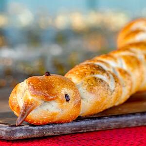 Snake Sourdough Bread 