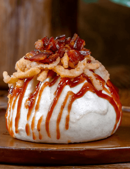 Western BBQ Burger Bao