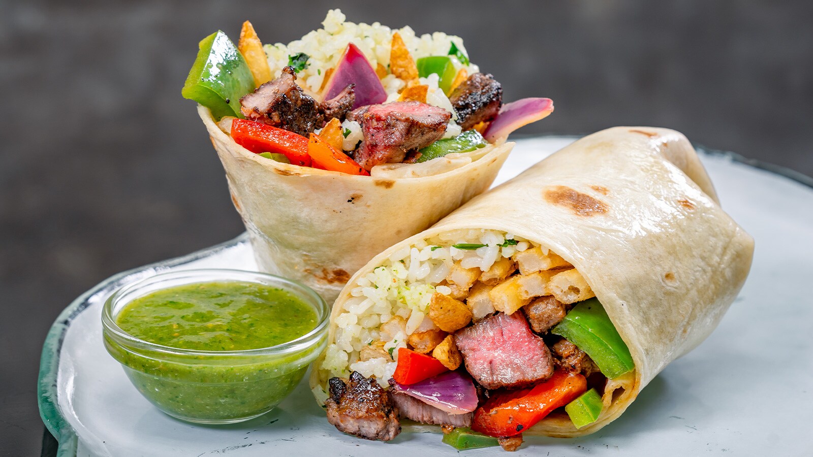 Lomo Saltado Burrito