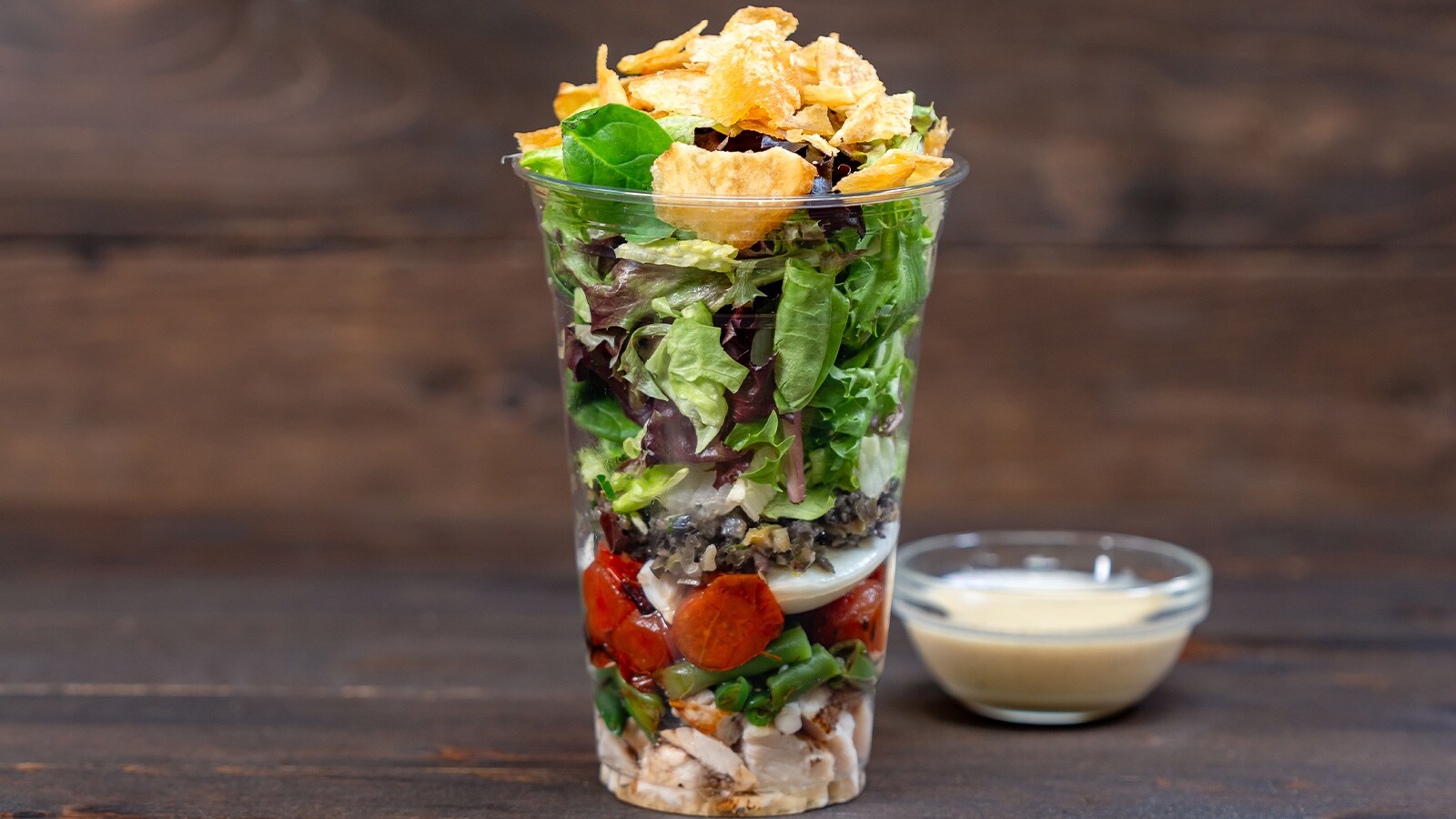 Chicken Niçoise Shaker Salad