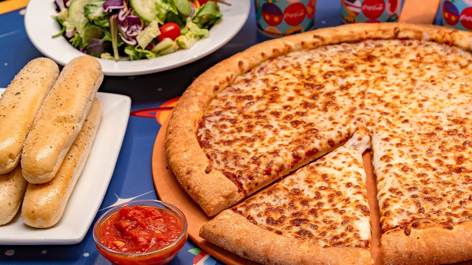 Whole Cheese Pizza Family Combo