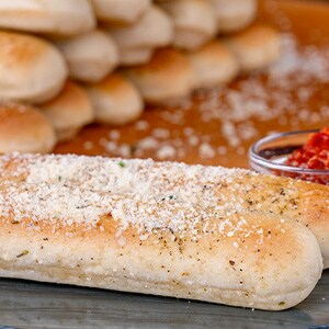 Cheesy Bread Sticks with Marinara Sauce