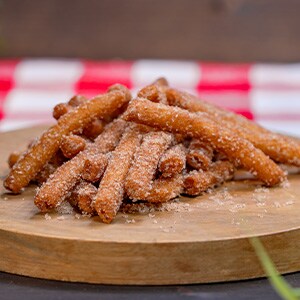 Cinnamon Sugar Funnel Cake Fries