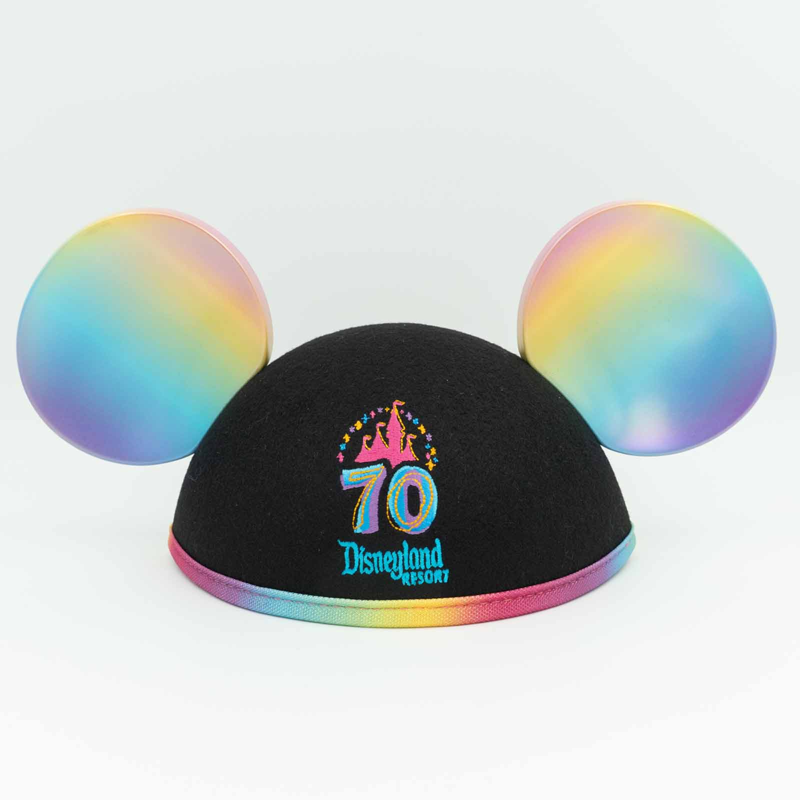 Mickey Mouse Disneyland Resort 70th Anniversary Celebration Ear Hat for Adults