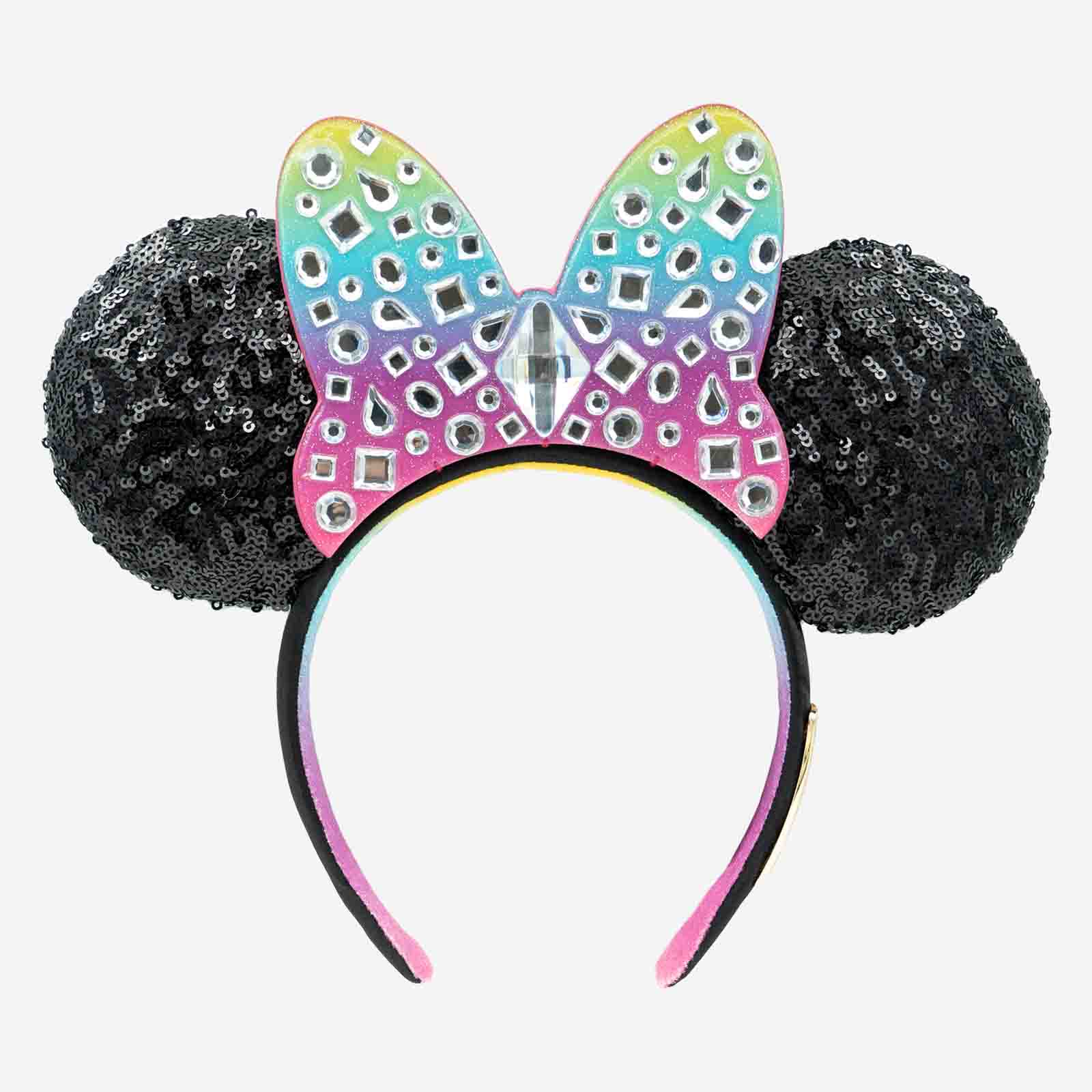 Minnie Mouse Jeweled Bow Ear Headband  -  Disneyland Resort 70th Anniversary Celebration
