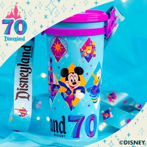 Disneyland 70th Celebration Travel Tumbler 
