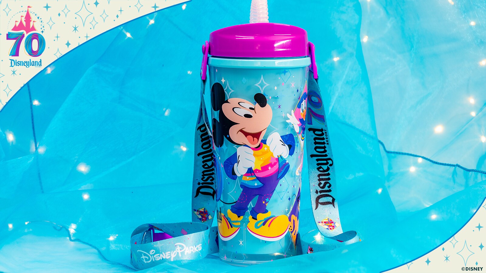 Disneyland 70th Celebration Sipper
