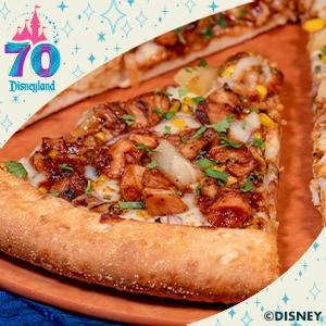 BBQ Chicken & Pineapple Pizza Slice 