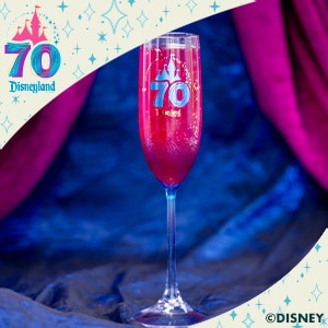 Disneyland 70th Celebration Acrylic Flute