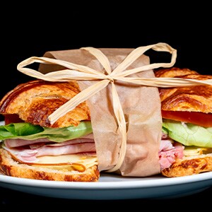 Ham & Cheese Croissant Sandwich 