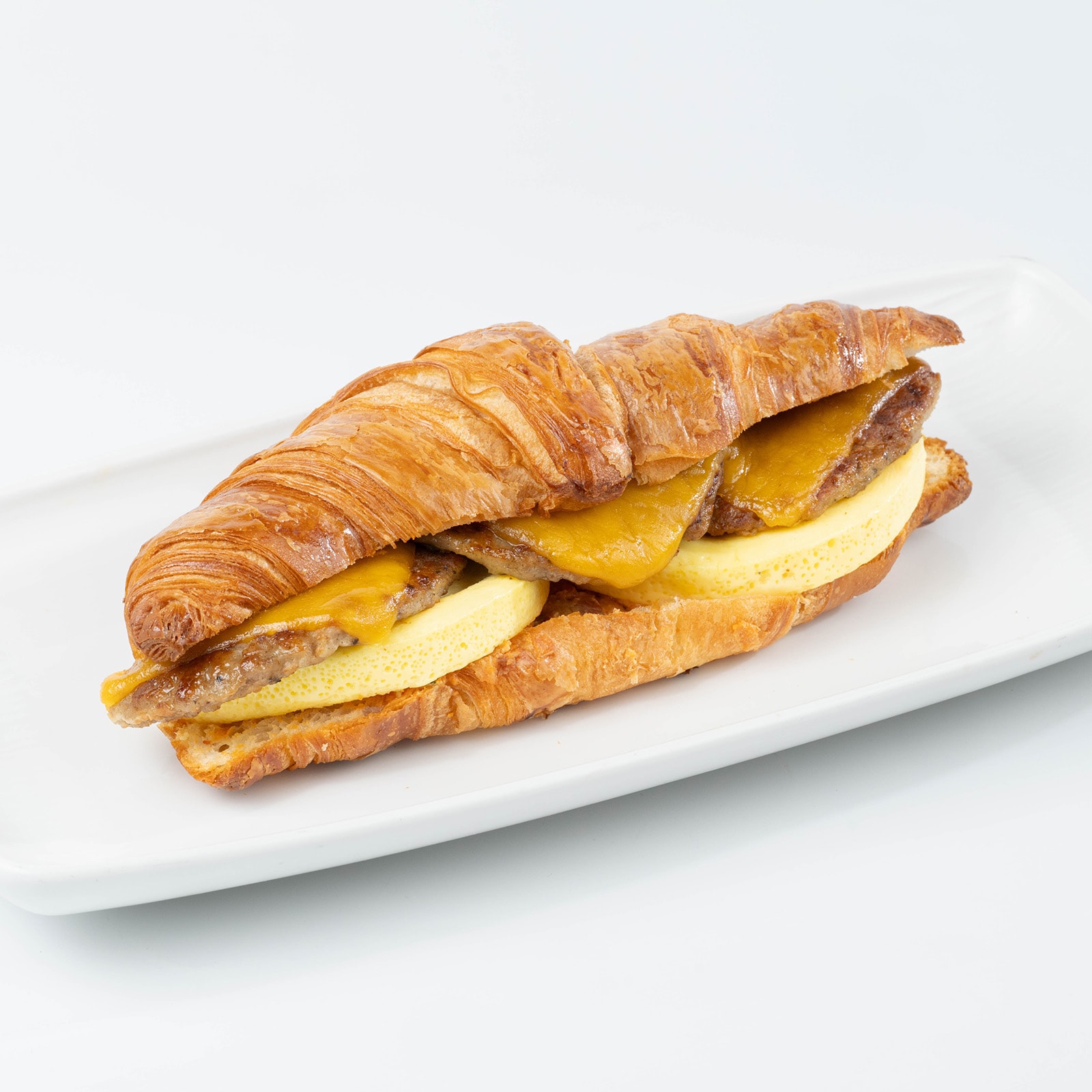Sausage, Egg, and Cheese Croissant