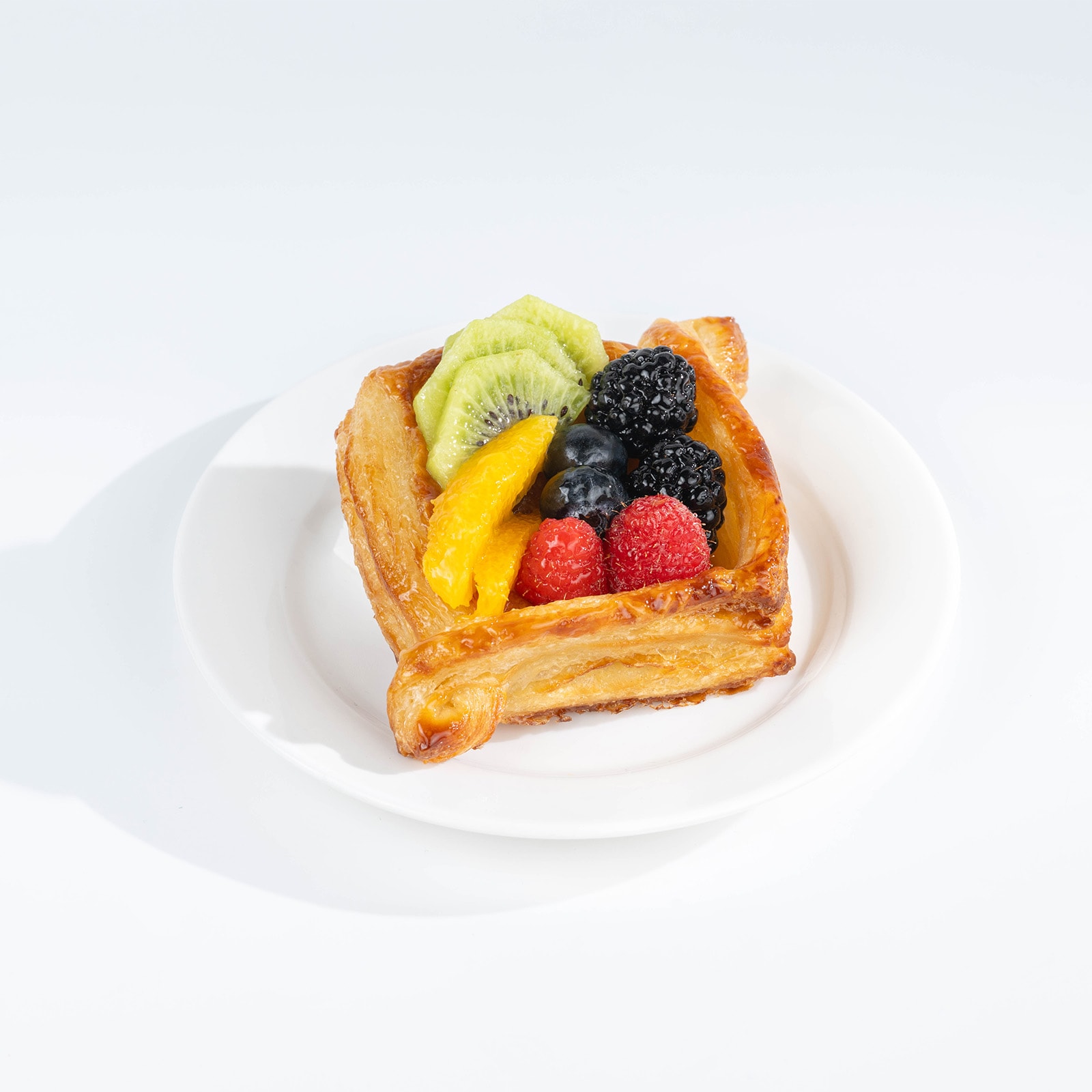 Almond Danish with Fruit