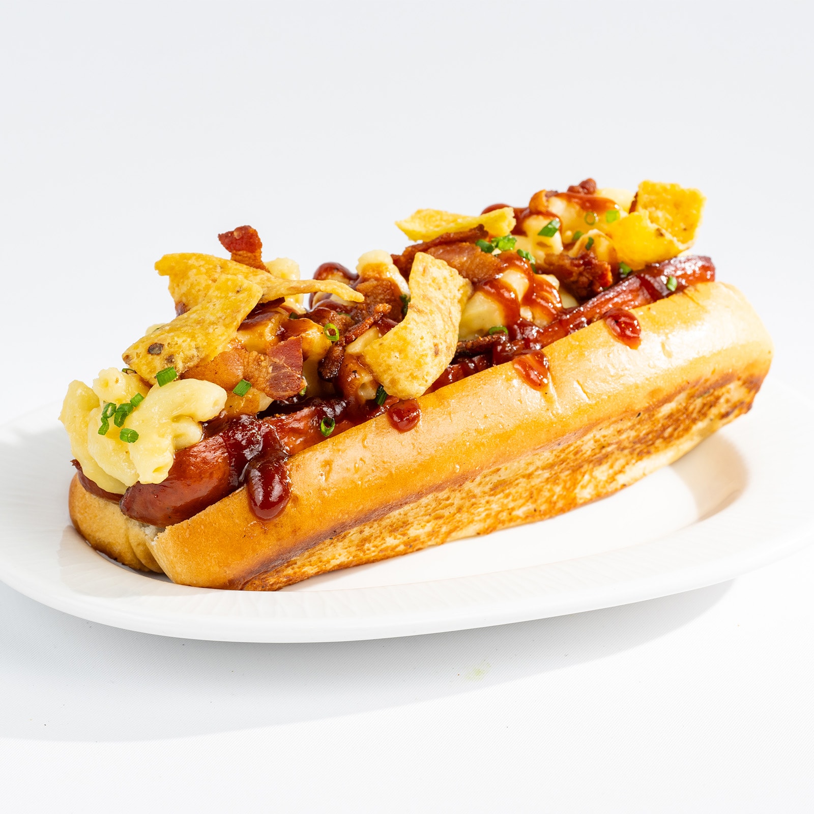 Bacon Mac & Cheese Dog