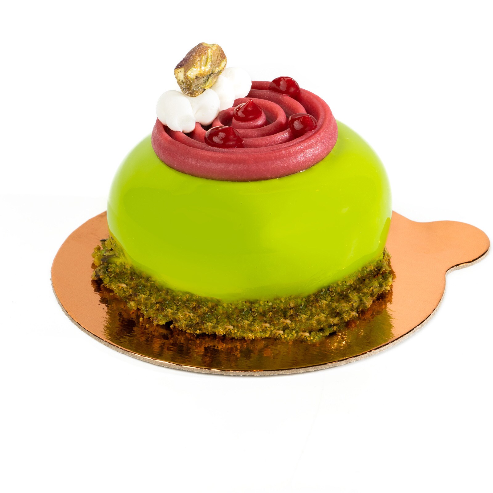 Pistachio-Berry Mousse