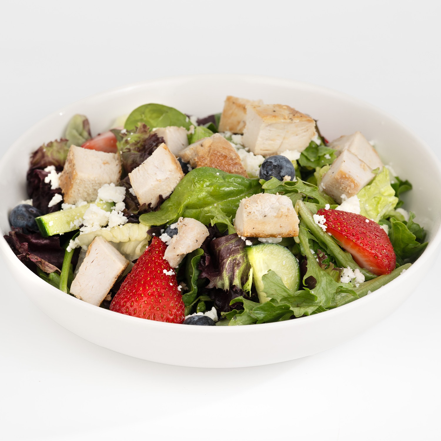 Grilled Chicken with Fresh Berry Salad