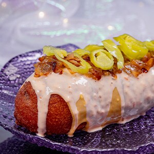 Wagon-style Corn Dog