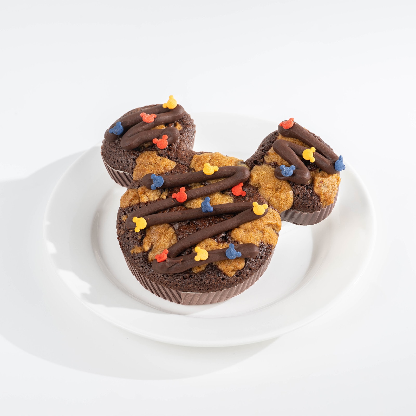 Mickey-shaped Cookie Brownie
