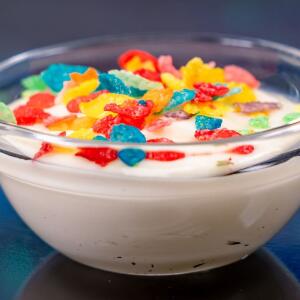 Add Rainbow Cereal Dipping Sauce