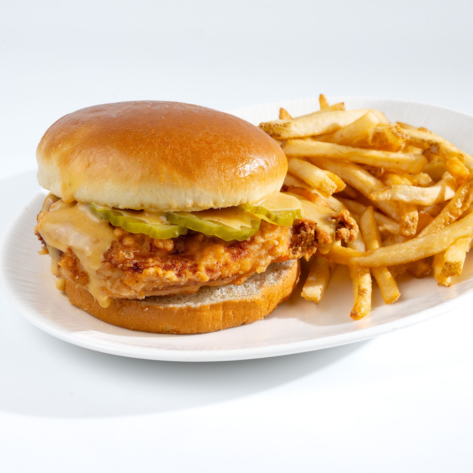 Hand-dipped Fried Chicken Sandwich