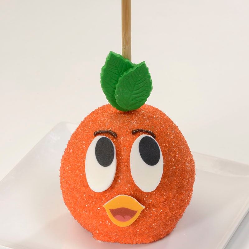 Orange Bird Caramel Apple