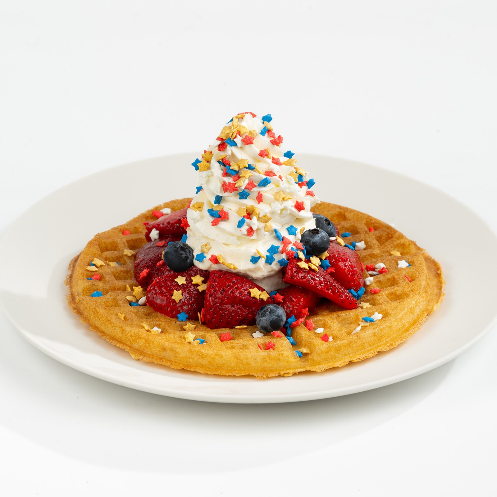 Red, White, and Blue Waffle