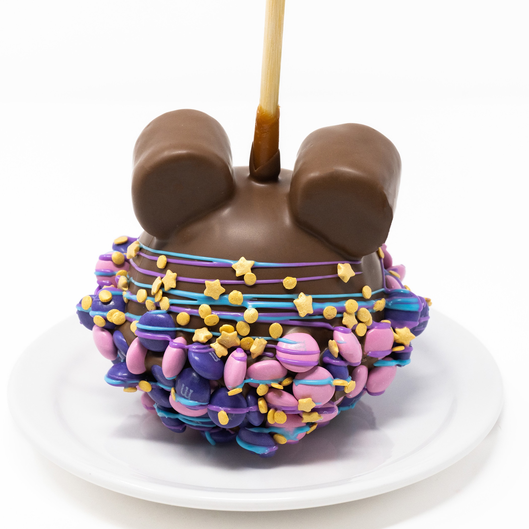 Starlight Mickey Caramel Apple with M&M’S® Milk Chocolate Candies