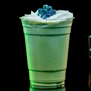 Blueberry Matcha Iced Latte 