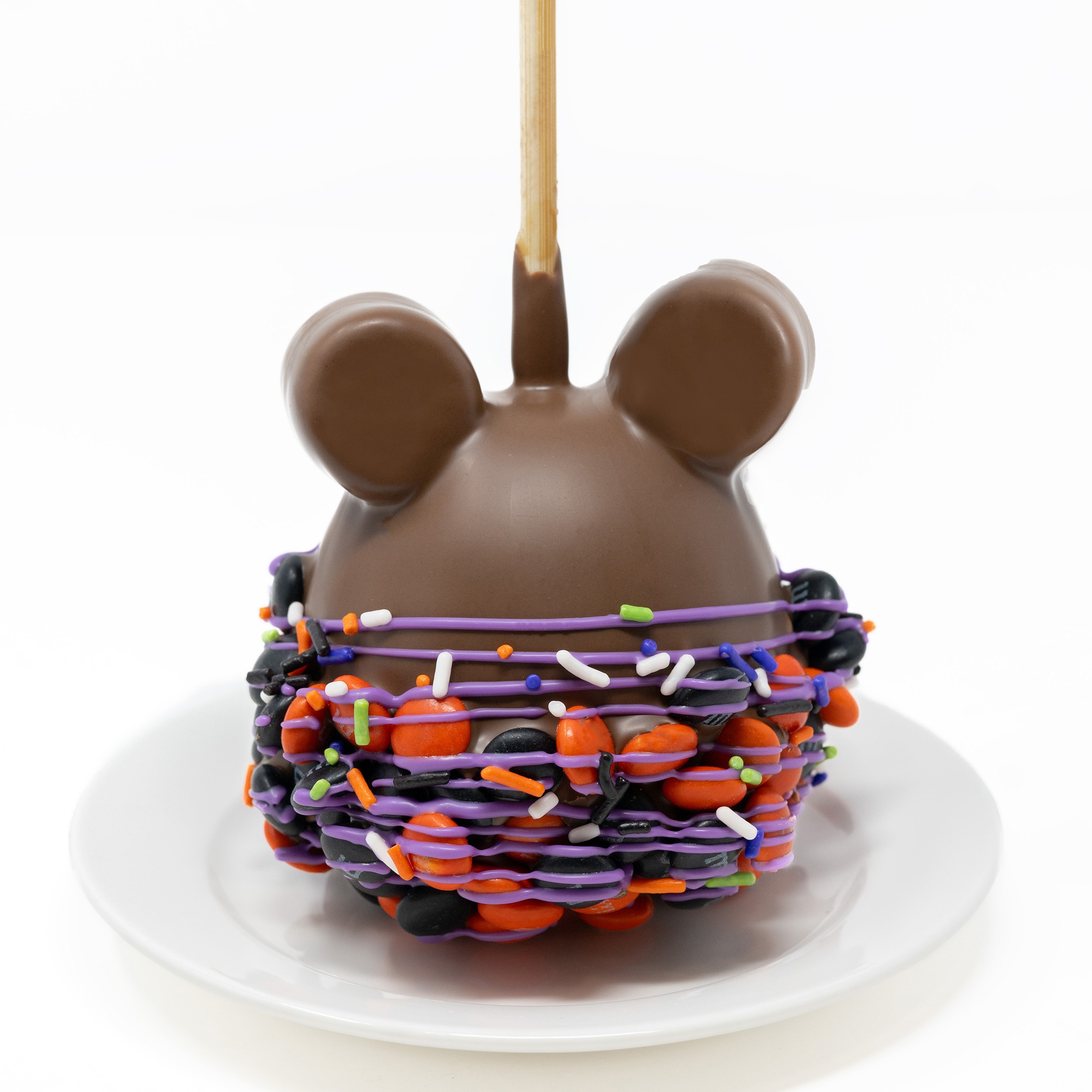 Mickey Halloween Caramel Apple with M&M’S® Milk Chocolate Candies