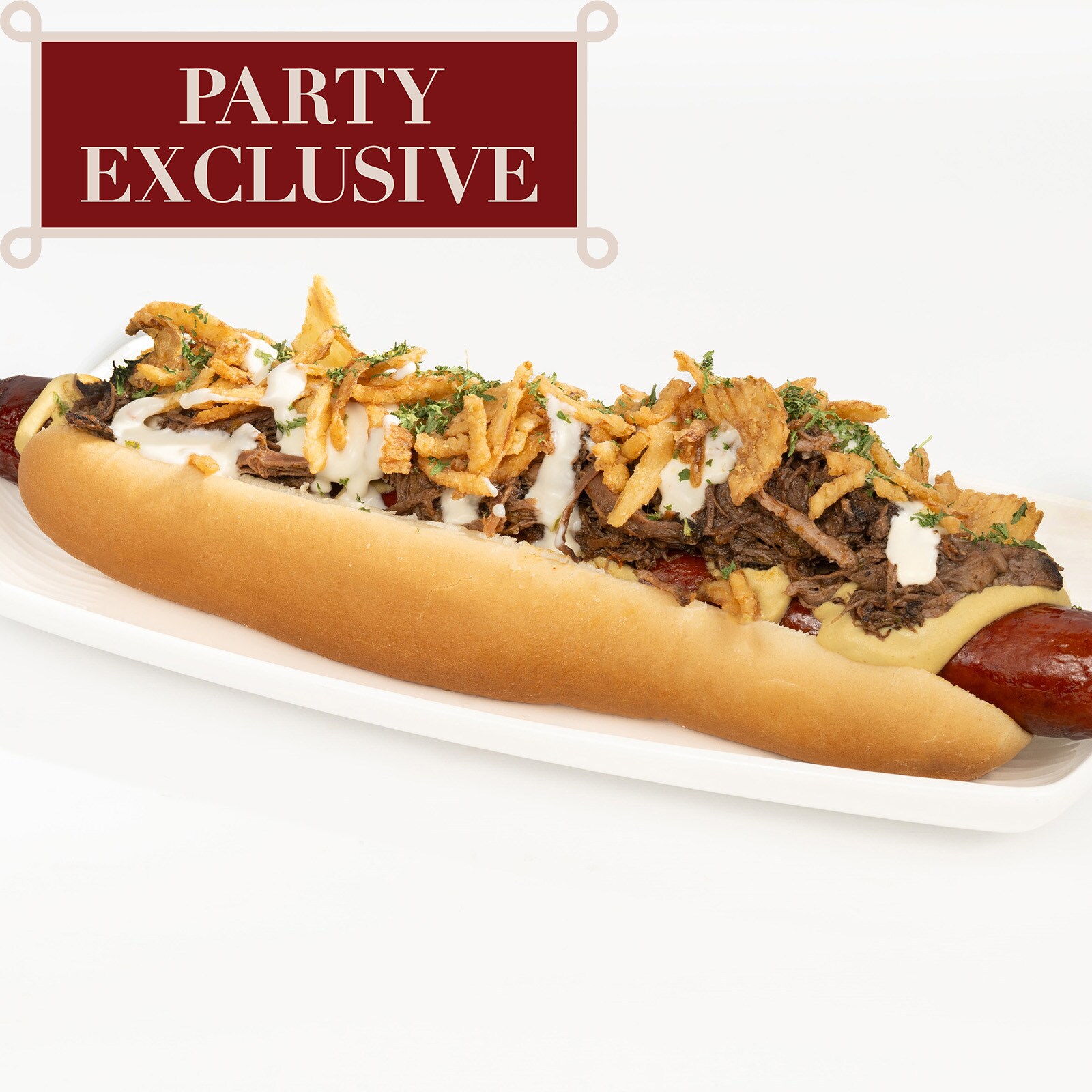 Holiday Pot Roast Foot-long Hot Dog