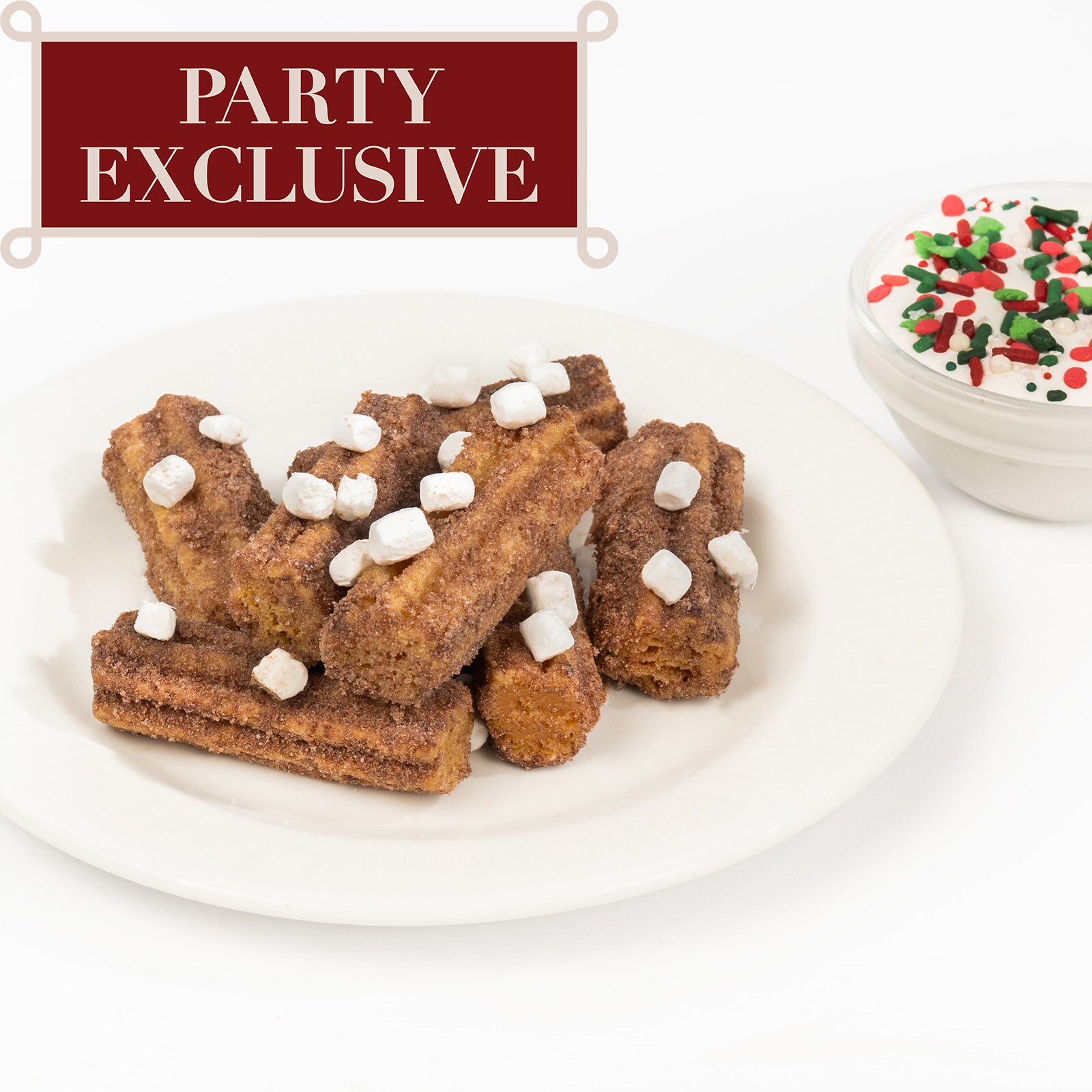 Mexican Hot Chocolate Mini Churros