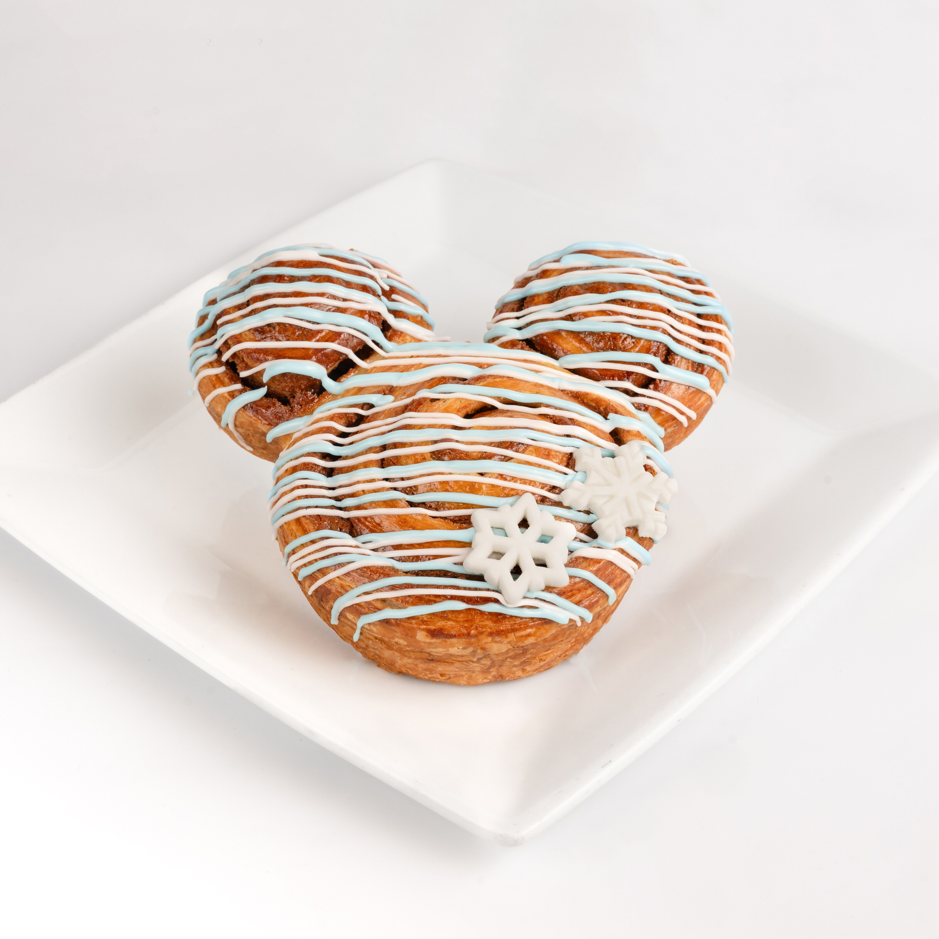 Snowflake Cinnamon Roll