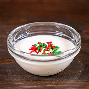 Holiday Royal Icing Dipping Sauce 