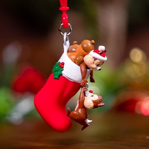 Holiday Chip 'n' Dale Straw Clip 