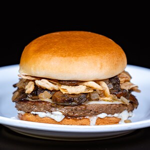 Mushroom & Swiss Burger 