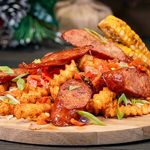 Spicy Cajun Loaded Fries 