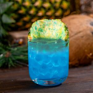Blue Tropical Cocktail