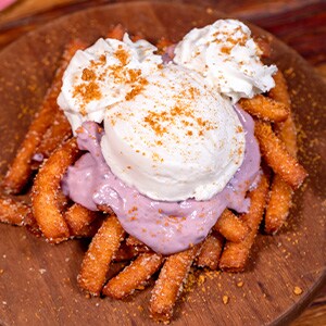 Bear-y Cheesecake Funnel Cake Fries [Available starting January 8]